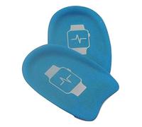 Heal me Silicone Gel Insole Heel pad for Heel Pain, Achilles tendonitis, Plantar Fasciitis, Height Increase; Comfort (UK Small 10cm x7.2cm)