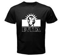 HEAL TH SHOE PAD Evita Broadway Show Musical T-Shirt Graphic Tee Printed Top for Mens Black 3XL