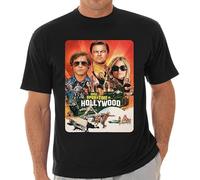 HEAL TH SHOE PAD Hot Once Upon A Time in Hollywood Movie T Shirt Black L