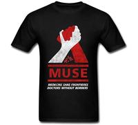 HEAL TH SHOE PAD Medecins Sans Frontieres Doctors Without Borders Logo T Shirt for Men Black XL