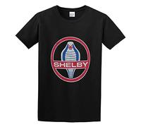 HEAL TH SHOE PAD Shelby Cobra Vintage Logo Graphic Men Simple Tshirt Black L