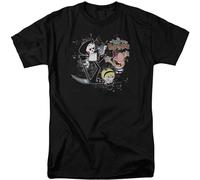 HEAL TH SHOE PAD The Grim Adventures of Billy & Mandy Splatter Cast Adult T-Shirt Black XXL