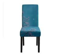 Healand 4/6pcs Stretch chair cover with plum blossom pattern, easy to remove and wash, fully covered spandex dining chair cover,4pcs
