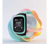 HEALBE GoBe3 - Wearable Health, Fitness and Activity Tracker with Automatic Tracking of Calorie Intake and Burning, Water Balance, Heart Rate, Sleep, Neuroactivity, and Stress/Free app, Aquamarine