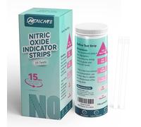 HealCare - Nitric Oxide Indicator Strips, 25 Stripes, High Accuracy and Fast Results, Saliva Nitric Oxide Test Strip, Measure the Amount of Nitric Oxide and Get Results in Only