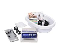 Healcity Ionic Detox Foot Bath Machine Birthday Gift Foot Spa Cleanse Negative Hydrogen System with Professional Tub Basin 10 Liners, 2 Ion Cleanse Arrays (All Accessories Included)