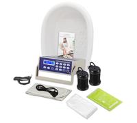 Healcity Ionic Detox Foot Bath Machine Birthday Gift Foot Spa Cleanse Negative Hydrogen System with Professional Tub Basin 10 Liners, 2 Ion Cleanse Arrays (All Accessories Included)