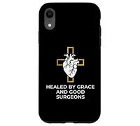 Healed By Grace And Good Surgeons Heart Surgery Survivor Case for iPhone XR