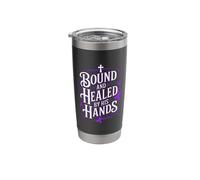 Healed By His Hands Gynecologic Cancer Awareness Stainless Steel Insulated Tumbler