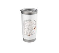 Healed By His Hands Hemorrhoid Awareness Stainless Steel Insulated Tumbler