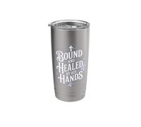 Healed by His Hands Irritable Bowel Syndrome Awareness Stainless Steel Insulated Tumbler