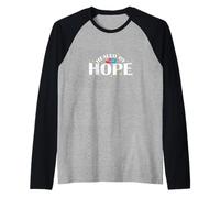 Healed by Hope Placebo Funny Saying Raglan Baseball Tee