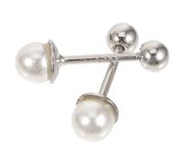 HEALEEP 1 Pair Elegant Pearl Earrings for Women Studs Comfortable Tragus Cartilage Earrings for Everyday Wear Special Occasions Accessories to Elevate Your Style