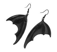 HEALEEP 1 Pair Gothic Bat Dangle Earrings for Women Vintage Halloween for Parties and Cosplay Chic Accessory for Any Occasion