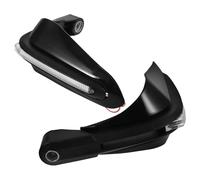 HEALEEP 1 Pair Motorcycle Hand Guards Wind Protector LED Turn Signal Lights Black Pp Material Sl xterior Design Easy Setup Quick Installation for Motocross Riders