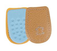 HEALEEP 1 Pair Shoe Heel Pads Comfortable Heel Pads Non-Skid Reduce Friction Microfiber Leather Latex Material for Hiking Daily Walk Women Men Size 35-39 3.54x2.52x0.39in