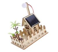 HEALEEP 1 Set DIY Solar Lamp Science Kit Educational Solar Pathway Light for Complete Science Project Prop Fun Physics Experiment for Home Learning and Outdoor Decoration