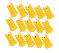 HEALEEP 100pcs Eyelash Glue Bottle Pins Anti-blocking Needles Yellow Lash Extension Tools for False Eyelashes Adhesive Application and Glue Bottle Maintenance