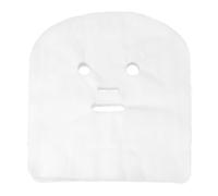 HEALEEP 100pcs Professional Face Gauze Soft Cotton Beauty Salon Masks White Precut Gauze for Facial Skincare and Degreasing Breathable and Wear-resistant for Home and Spa Use