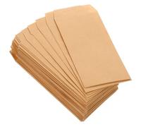HEALEEP 100pcs Small Kraft Envelopes X Self Adhesive Seed Storage Packets for Coins Money Trinkets Home Gardeners Farmers Collectors