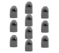 HEALEEP 10pcs Car Sun Visor Clips Sun Visor Hook Clip Bracket Replacement Compatible with Popular Sedan Models Interior Mount Front Support Grey
