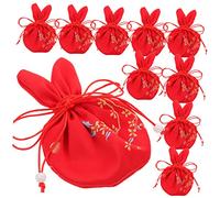 HEALEEP 10Pcs Empty Lavender Sachets Bags with Drawstring Versatile Pouches for Home Car and Storing Lavender Jewelry and Spices Design Vibrant