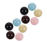 HEALEEP 10pcs Perfume Bottle Ball Cap: 15 Teeth Covers - Electroplated Lid Fits 17.2mm Spray Nozzle Cosmetic and Aromatherapy Bottles