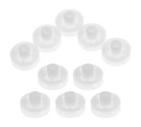 HEALEEP 10pcs Plastic Single-groove Pulley for Cassette Machines Wear Resistance and Easy Installation, for Tape Recorder Repair and Model Robotics Projects