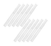 HEALEEP 10Pcs Refillable Nail Cuticle Oil Pen Empty Plastic Twist Tubes 5Ml Capacity Easy Replacement Nail Care Routine Essential Oil Applicator Brush