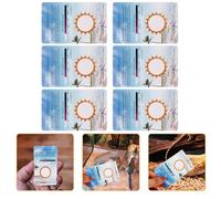 HEALEEP 10pcs UV Testing Cards Uvc Rays Test Strips for Pet Tank and Outdoor Use with Color Change Indicator UV Identifying Cards for Ultraviolet Intensity Measurement