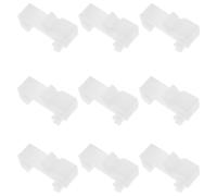 HEALEEP 10pcs Vertical Blind Valance Clips Plastic Brackets outside Mount Replacement Parts for Home and Office Window Blinds with Easy Installation and Robust Construction