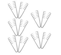 HEALEEP 10pcs Wide-tooth Hair Styling Comb for Women and Men Volumizing Root Lift Hair Pick with Anti-static Material Gentle Scalp Massage Fluffy Texture Teasing Combs and Bangs Styling