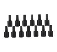 HEALEEP 13pcs 15ml Glass Empty Nail Polish Bottles Brush and Cap, Refillable Nail Gel Containers for Manicure, Safe and Environmentally Friendly Storage Solution