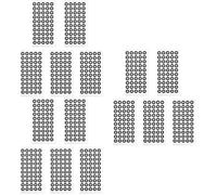 HEALEEP 15 Sheets Accurate Marking Point Scanning Marker Supplies Reflective Scanner Markers Scanner Reference Point for Precise Optical Tracking for Diffuse