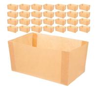 HEALEEP 150pcs Nonstick Greaseproof Parchment Paper Baking Pan Liners for Bread Loaf Pans, Unbleached Brown Paper with Easy Release, for Home and Special Occasions