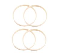 HEALEEP 15pcs Bamboo Dreamcatcher Rings DIY Craft Hoops for Wall Hanging Tassels Crafts Smooth Frame for Handmade Mandalas and Curtain Decoration