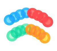 HEALEEP 16pcs Silicone Stethoscope Head Cover Portable Protective Cover with Noise Isolation Reliable Material Appearance Simple Design for Hospital Clinic Use