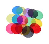 HEALEEP 16pcs Steampunk Goggles Lens Replacement Steampunk Lens Set Vintage PC High Transmittance Material Detachable Lenses Comfortable Wear Cosplay Party round Retro Fashion