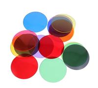 HEALEEP 16pcs Steampunk Lens Set Goggles Lenses Vintage PC High Transmittance Material Easy Lens Change Comfortable Wear for Party Glasses Festival Cosplay round Colored Replacement Lenses