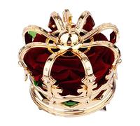 HEALEEP 1Pc Three Dimensional Crown Hairpin Elegant Party Queen Headdress for Halloween Costume Dress Hat Bag Decoration Durable Design Fit for Festive Celebrations