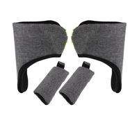 HEALEEP 2 Set Universal Forearm Crutch Grip Covers with Ergonomic Oxford Cloth Padding, Non-Slip Breathable Handle Sleeves to Minimise Elbow Joint Impact and Provide Comfortable Support