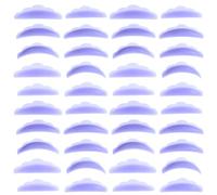 HEALEEP 20 Pairs Silicone Eyelash Perm Grafting Pads with Purple Color, Multiple Sizes S M M1 M2 L5, Reusable Eyelash Shield Pads for Professional Lash Perming and Makeup Tools