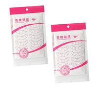 HEALEEP 20 Sheets Eyelash Extension Stickers for Isolation Positioning Self Adhesive Eyelash Patches Essential Tool for Beginners Durable Easy to Use for Natural Lash Practice