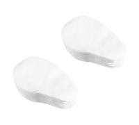 HEALEEP 200pcs Portable Cotton Eye Pads Mango-shaped Comfortable Plant Material Eye Masks Easy to Tear Household Care for Outdoor Travel and DIY Use