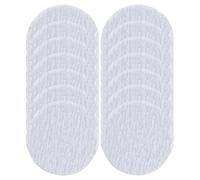 HEALEEP 20pcs Eyebrow Pencil Sandpaper Pads, Portable Dry Sanding Paper Sharpening Tool for Nail and Eyebrow Pencils, Lightweight for On-the-go Use