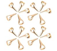 HEALEEP 20pcs Hairdressing Hair Selecting Rings Hair Parting Tool Alloy Material with Smooth Surface and No Damage for Weaves and Installing Extensions