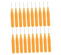 HEALEEP 20pcs Mini Makeup Brush Versatile Eyebrow Lip and Facial Brushes Comfortable Grip Interdental Cleaning Tool for Home Office and Travel