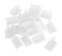 HEALEEP 20pcs Sneeze Guard Sign Holders Ticket Holders Pvc Mini Panel 1.97x1.61x1.18in Lightweight Easy to Take and Easy to Place Adhesive Sign Display for Store Fixtures