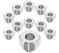 HEALEEP 20pcs V-groove Wheel Nuts Hexagonal Eccentric Spacers for 3d Printer Accessories Made of Silver A3 Iron with Anti-loose Function Mechanically Joining Materials Suitable for Screw