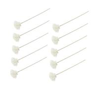 HEALEEP 24pcs Natural Fragrance Diffusers Fire Aromatherapy Accessories for Home Office Yoga Rooms and More Artificial Flowers for Scented Decor and Air Freshening
